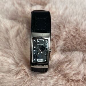 Arnette Black and Silver Women's Watch